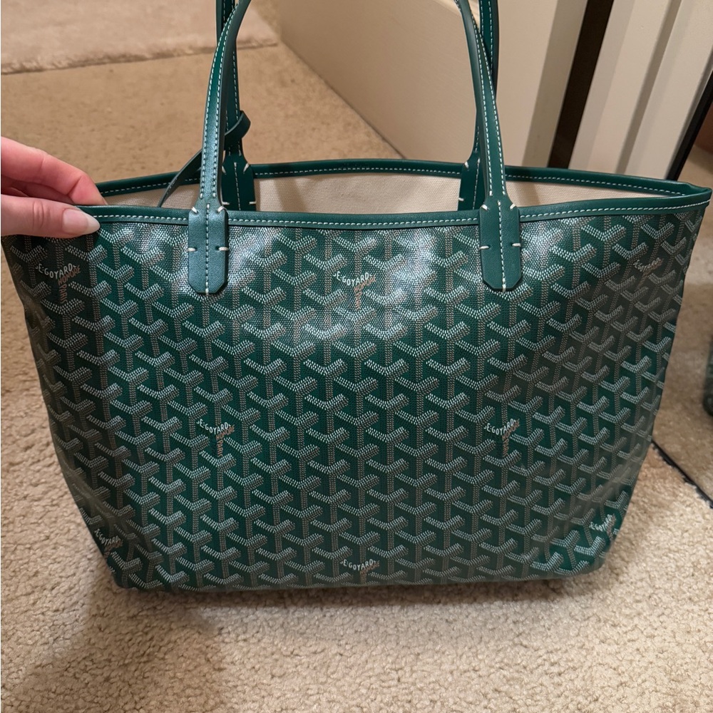 Goyard Green Tote Bag
